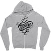 aspire to inspire Zipper Hoodie
