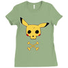 pikachu football dead Ladies Fitted T-Shirt
