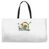 the great christmas king Weekender Totes