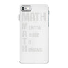 math mental abuse to humans iPhone 7 Case