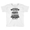 Super Cool Nanny Of A Freaking Awesome Grandson Toddler T-shirt