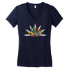 mariomon1 Women's V-Neck T-Shirt