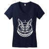 owl Women's V-Neck T-Shirt