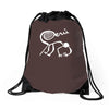 marca peru nazca lines monkey Drawstring Bags