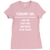 February Girl Ladies Fitted T-Shirt
