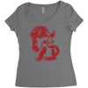 house of lion Women's Triblend Scoop T-shirt