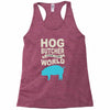 hog butcher to the world chicago Racerback Tank