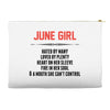 June Girl Hated By Many Accessory Pouches