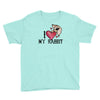 i love my rabbit Youth Tee