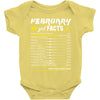 February Girl Facts Pisces Baby Onesie
