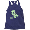 alien believe space sci fi ufo nerd Racerback Tank