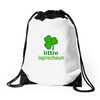 little leprechaun Drawstring Bags
