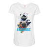 who loves frenchies Maternity Scoop Neck T-shirt