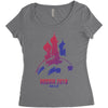 world cup Women's Triblend Scoop T-shirt