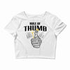 rule of thumb Crop Top