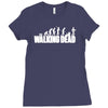 the walking dead horror zombie Ladies Fitted T-Shirt