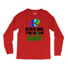 kiss me im gay Long Sleeve Shirts