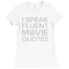 movie quotes Ladies Fitted T-Shirt