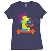 skate face Ladies Fitted T-Shirt