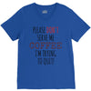 quitting coffee V-Neck Tee