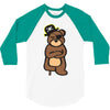pirate bear 3/4 Sleeve Shirt