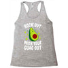rock out with your guac out Racerback Tank