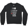 republican, democrat, busy slaying dragons fantasy Crewneck Sweatshirt
