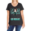 go rogue Ladies Curvy T-Shirt