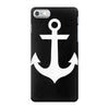 anchor black sailor vintage style navy nautical iPhone 7 Case