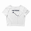 i have potential energy Crop Top