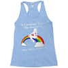 ls mug eat rainbow eat les Racerback Tank