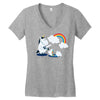 rainbow Women's V-Neck T-Shirt