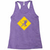 ninja crossing sign Racerback Tank