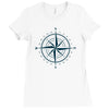 compass sun Ladies Fitted T-Shirt