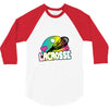 neon lacrosse 3/4 Sleeve Shirt
