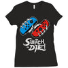switch or die! Ladies Fitted T-Shirt
