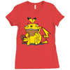 pika chu Ladies Fitted T-Shirt