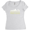 montana mountains Women's Triblend Scoop T-shirt
