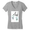 Look Women's V-Neck T-Shirt