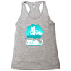world domination Racerback Tank