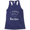 l homme parfait est barbu Racerback Tank