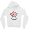 happy pig Zipper Hoodie