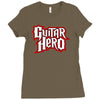 guitar hero logo Ladies Fitted T-Shirt