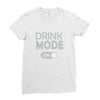 drink mode on Ladies Fitted T-Shirt