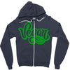 vegan 2 Zipper Hoodie