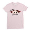 April Peeking Out Baby Boy in Spanish Ladies Fitted T-Shirt