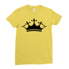 Queens Are Born In February Back Ladies Fitted T-Shirt