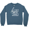Family Trip To Moon Crewneck Sweatshirt