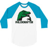 philosoraptor (2) 3/4 Sleeve Shirt