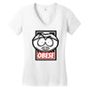 obese (collab with jay hai) Women's V-Neck T-Shirt